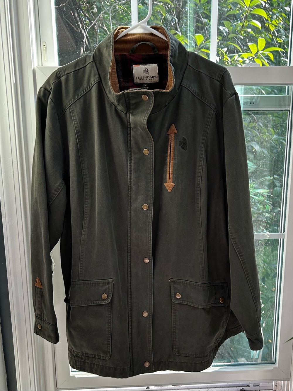 Legendary Whitetails Women's Saddle Country Shirt Jacket - Dark Army Green XXL